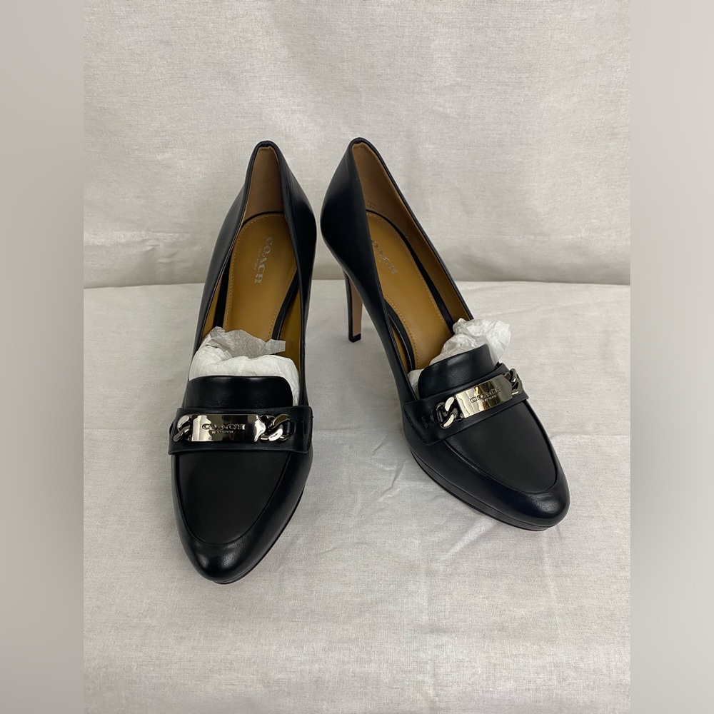 NWT COACH Garden Semi Matte Calf Pumps in size 8.5